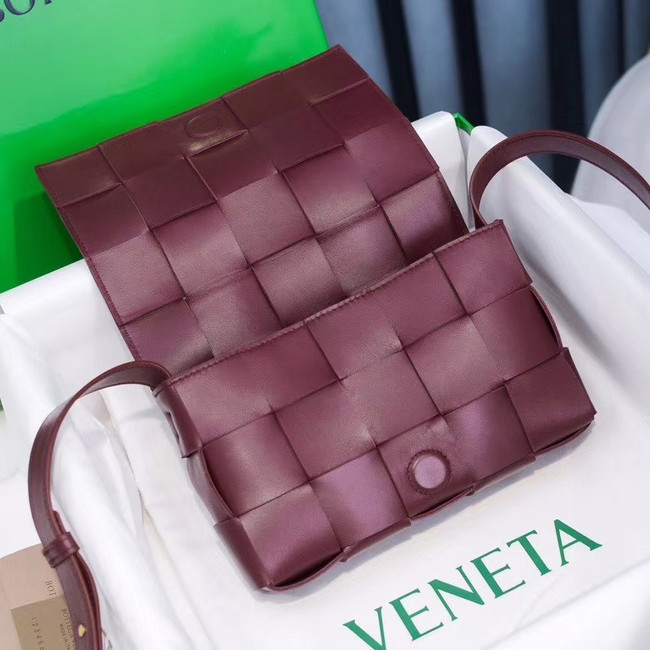 Bottega Veneta BORSA CASSETTE 578004 BORDEAUX