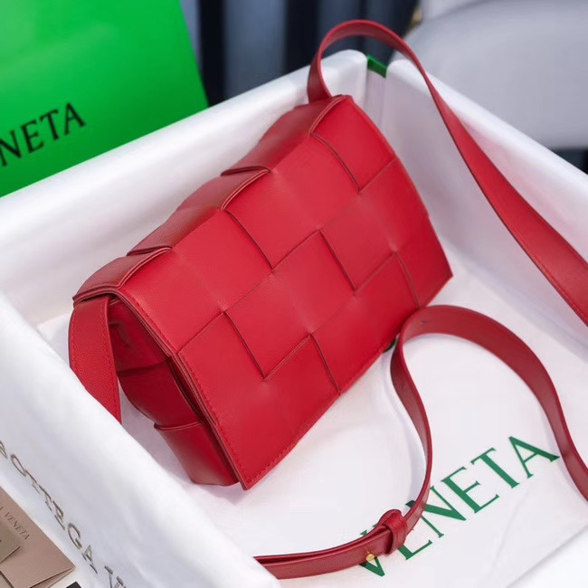 Bottega Veneta BORSA CASSETTE 578004 BRIGHT RED