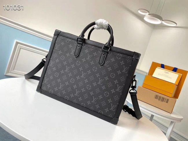 Louis Vuitton SOFT TRUNK briefcase M44952 black