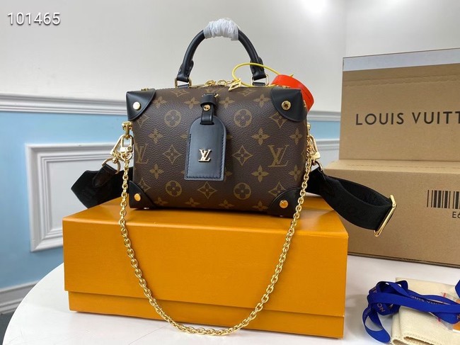 Louis vuitton original leather PETITE MALLE SOUPLE M45531 black