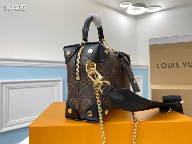 Louis vuitton original leather PETITE MALLE SOUPLE M45531 black