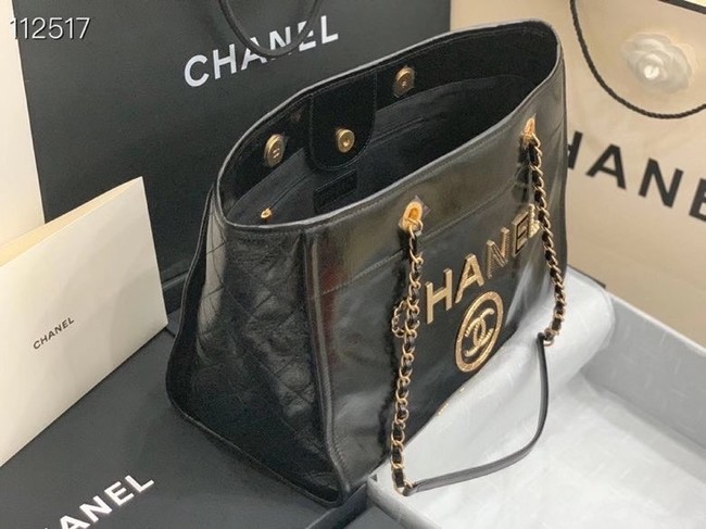 Chanel shopping bag A67001 black