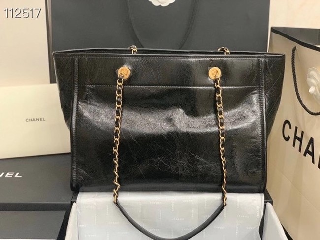 Chanel shopping bag A67001 black