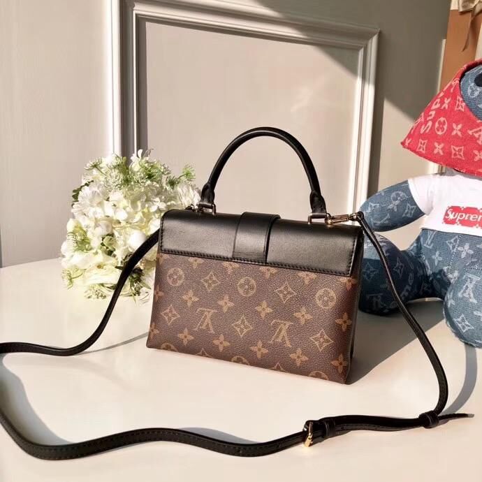 Louis Vuitton Top Quality Monogram Canvas LOCKY BB M44080 Black