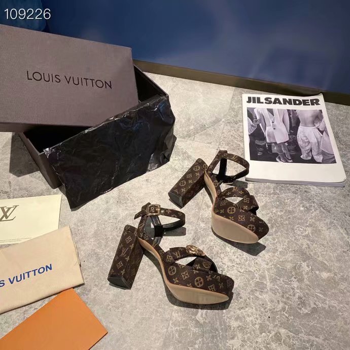 Louis Vuitton Shoes LV1042DS-1 Heel height 9CM