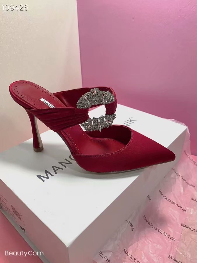 Manolo Blahnik Shoes MB160QG-1 Heel height 8CM