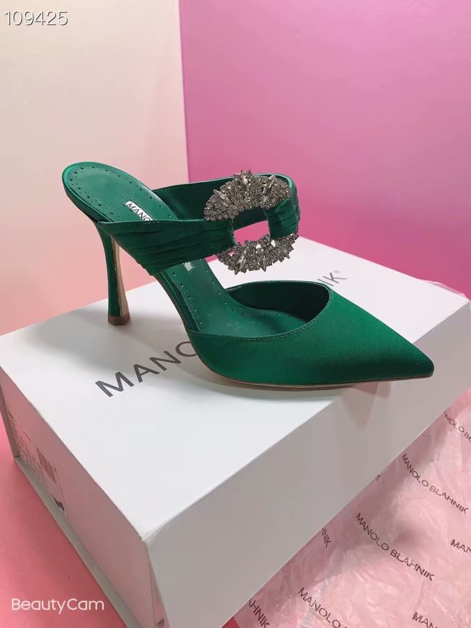 Manolo Blahnik Shoes MB160QG-2 Heel height 8CM