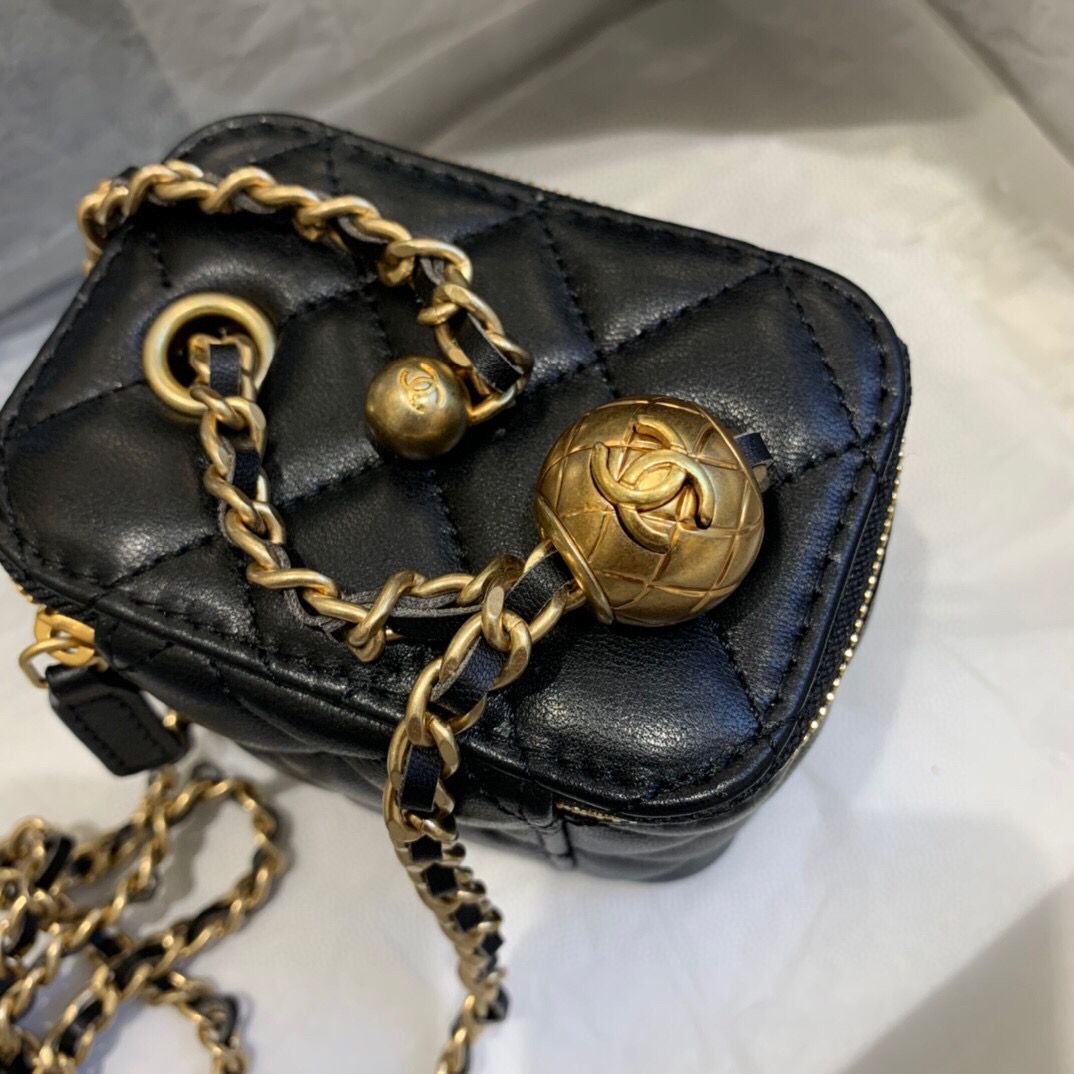 Chanel Original Small classic chain box handbag AP1447 black