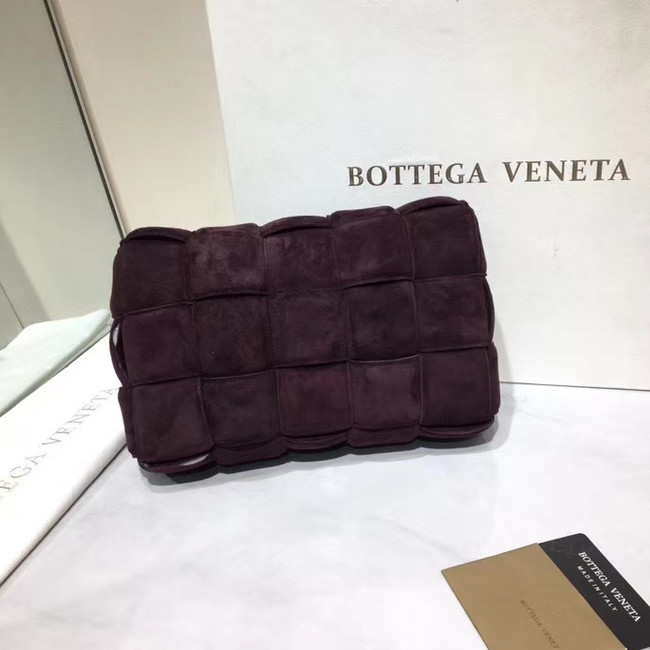 Bottega Veneta PADDED CASSETTE BAG suede 591970 Fondant