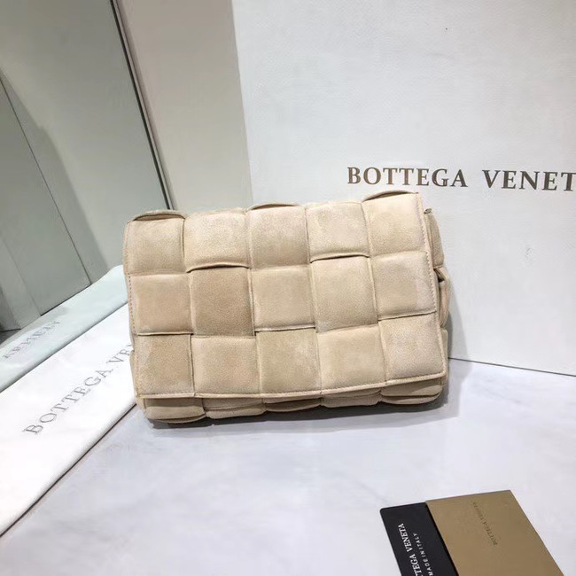 Bottega Veneta PADDED CASSETTE BAG suede 591970 Plaster