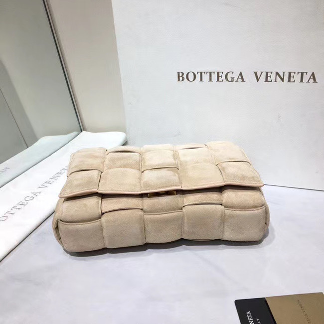 Bottega Veneta PADDED CASSETTE BAG suede 591970 Plaster