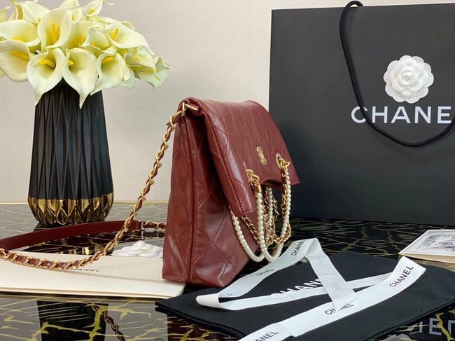 Chanel Original shopping bag AS2213 Burgundy