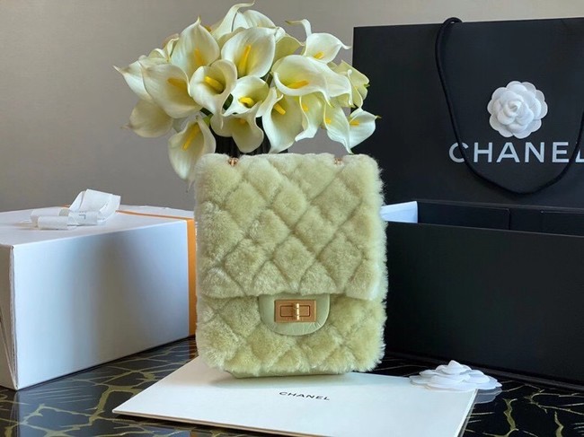 Chanel mini 2.55 handbag AS1961 Green