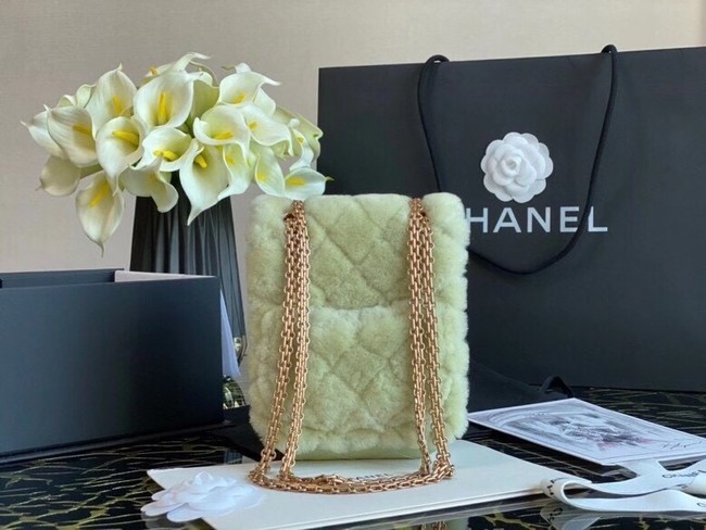 Chanel mini 2.55 handbag AS1961 Green