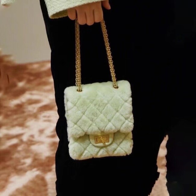 Chanel mini 2.55 handbag AS1961 Green