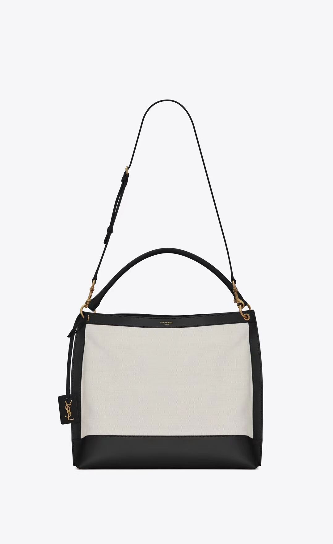 Yves Saint Laurent IN CANVAS AND LEATHER Y635266 black