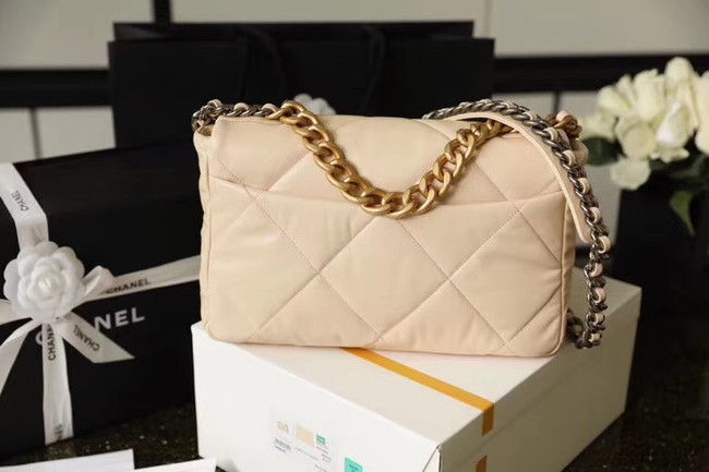 Chanel 19 flap bag AS1161 Beige