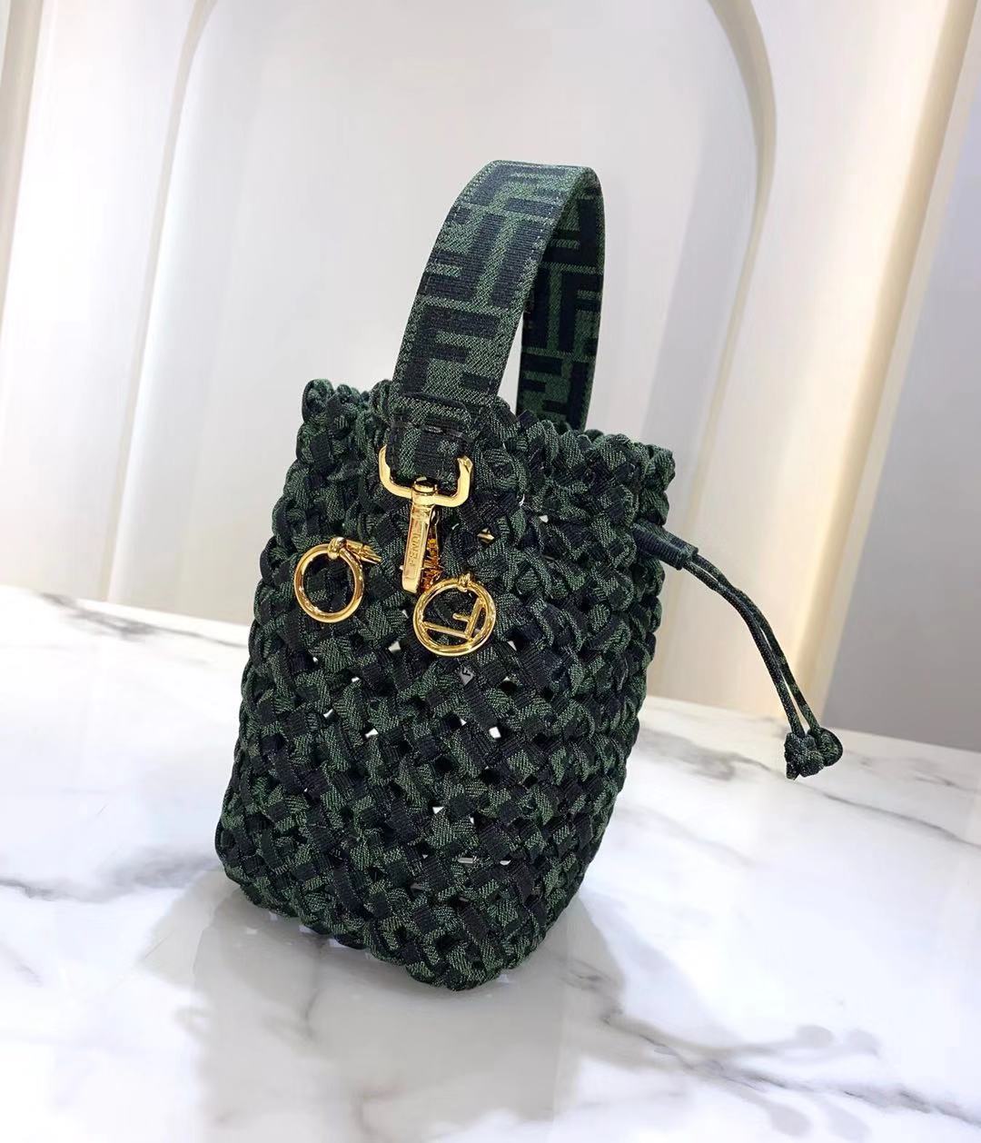 FENDI fabric bag 8BR881 green