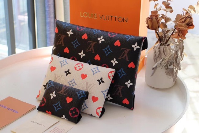 Louis Vuitton original POCHETTE KIRIGAMI M67600 black&white