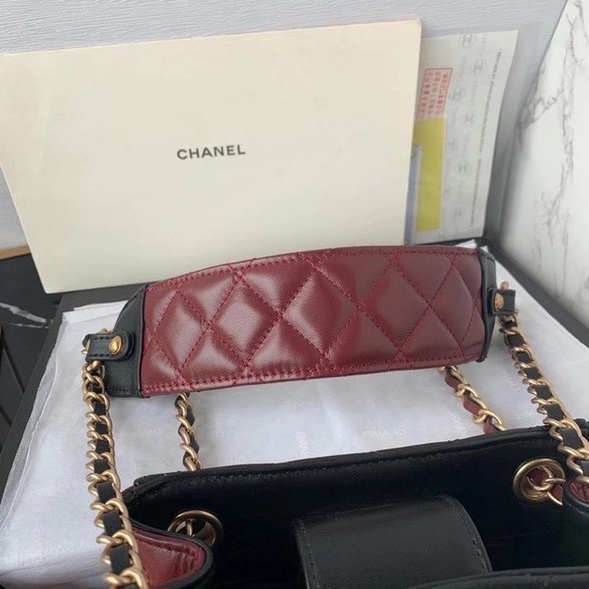 Chanel bucket bag AS2230 Black & Brown