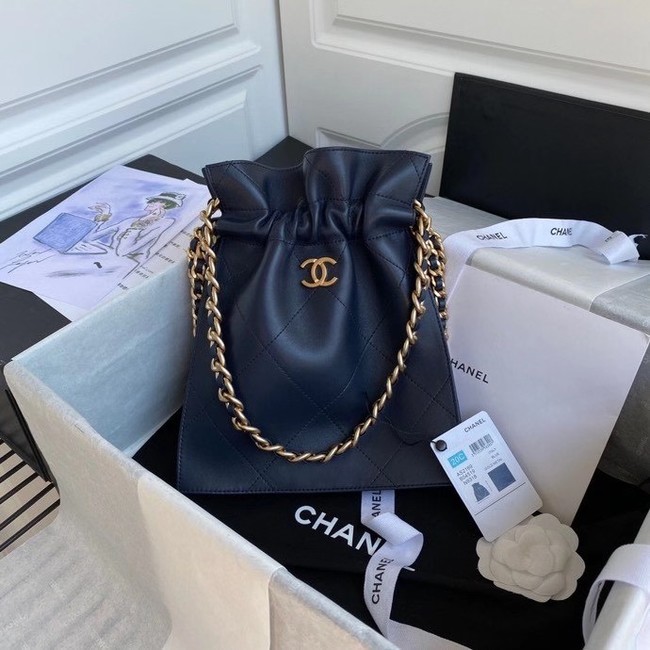 Chanel shopping bag AS2169 Navy Blue