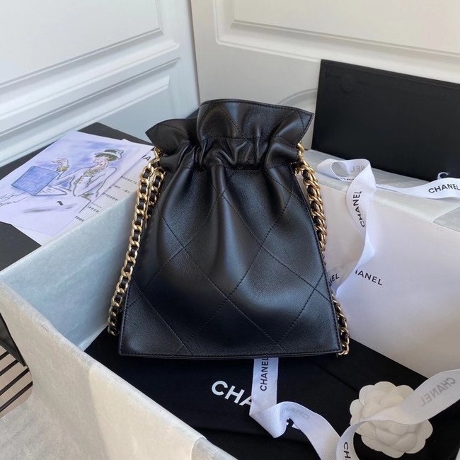 Chanel shopping bag AS2169 black