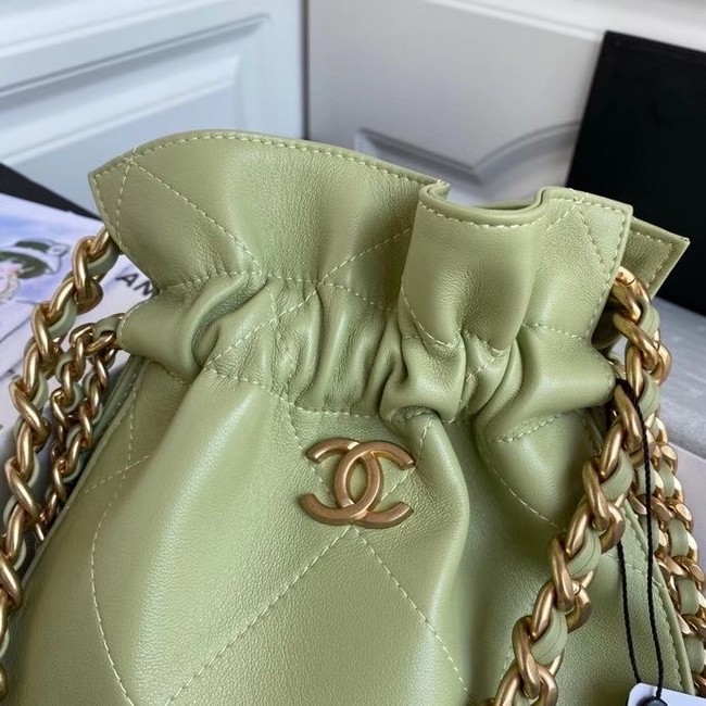 Chanel shopping bag AS2169 green