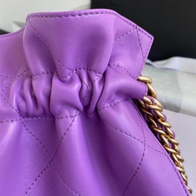 Chanel shopping bag AS2169 purple
