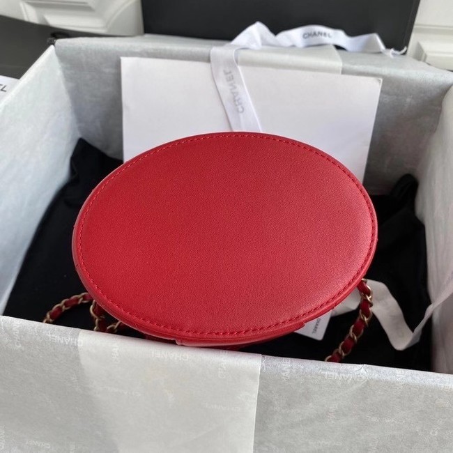 Chanel vanity case AS2061 red