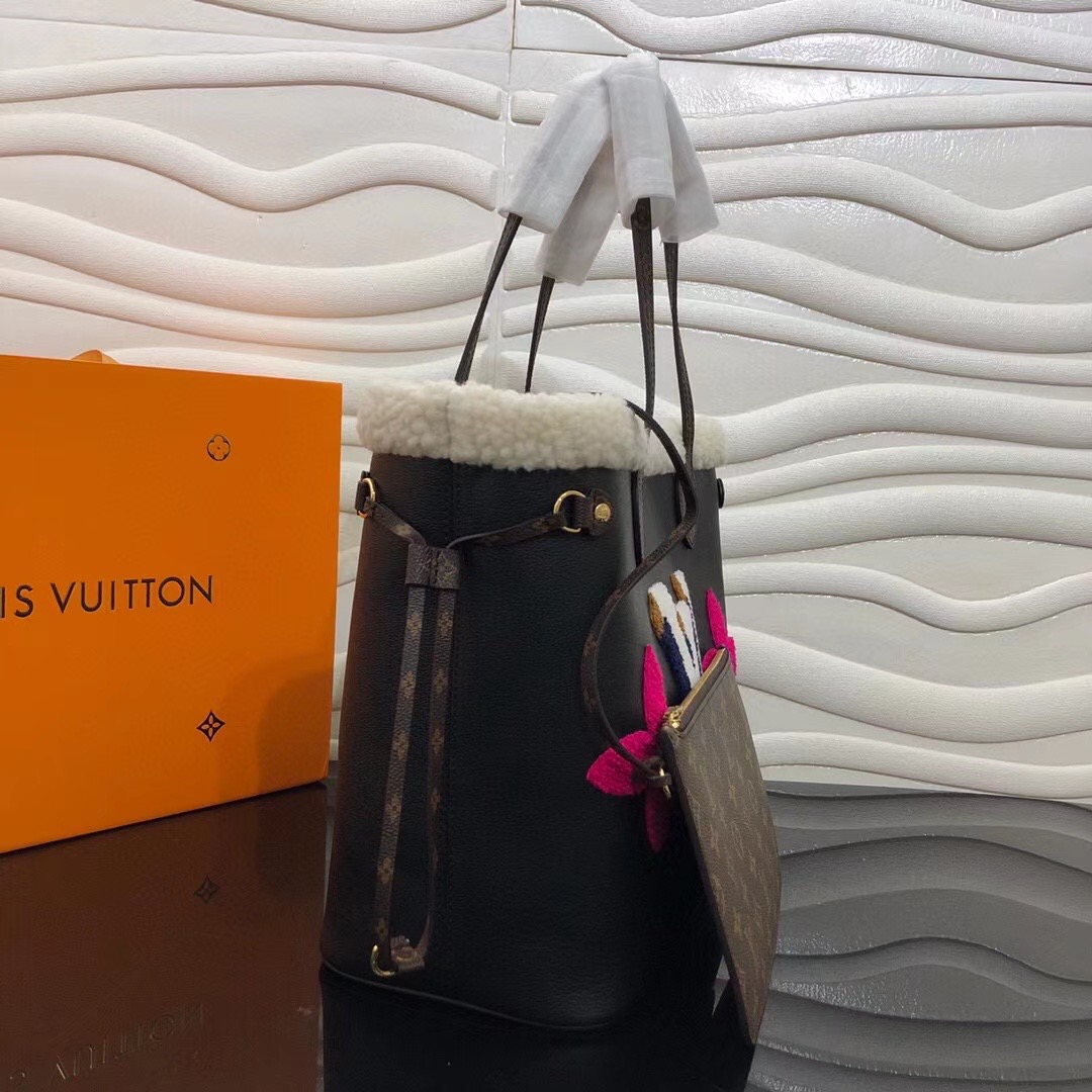 Louis Vuitton original NEVERFULL MM M56960 BLACK