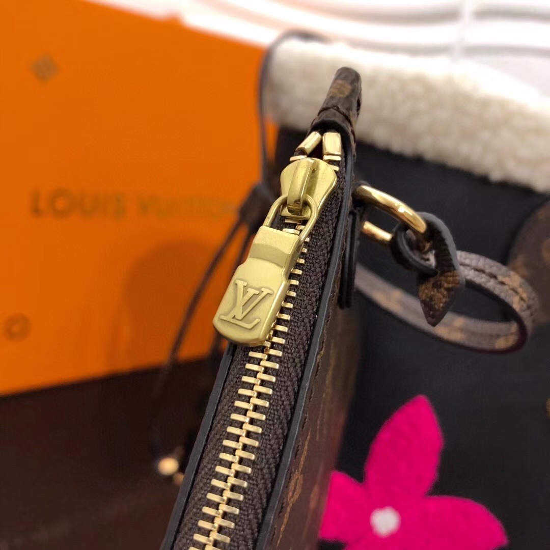 Louis Vuitton original NEVERFULL MM M56960 BLACK