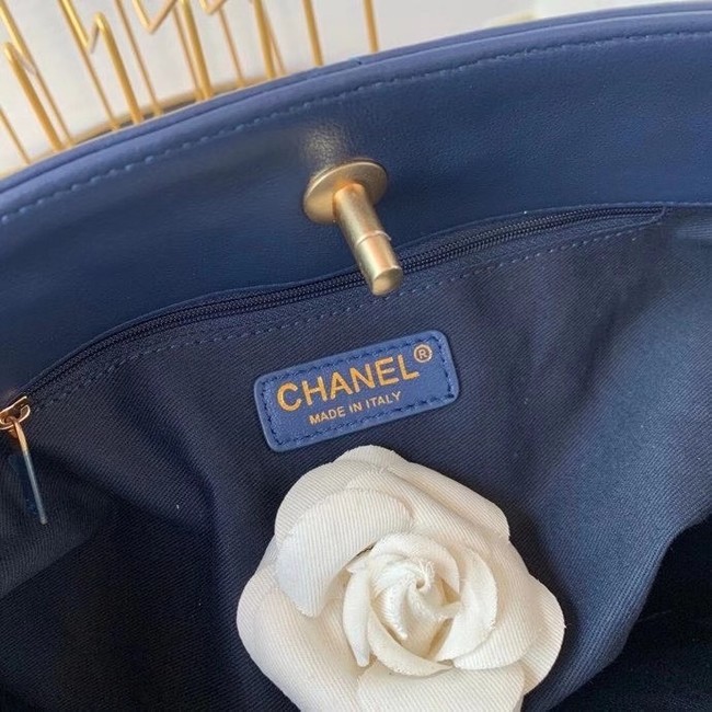 Chanel shopping bag AS2556 Navy Blue