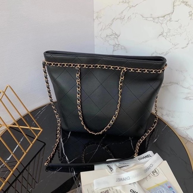 Chanel shopping bag AS2556 black