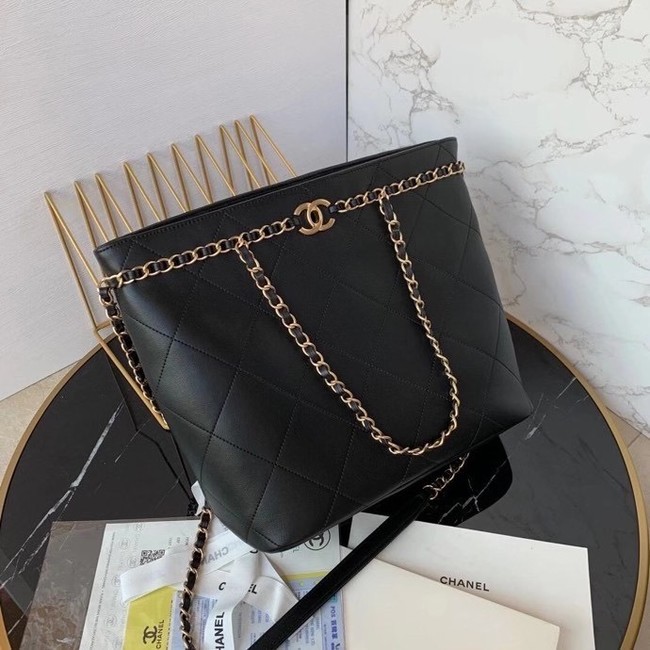 Chanel shopping bag AS2556 black