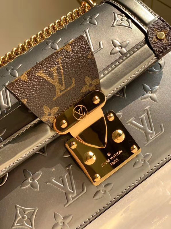 Louis vuitton original Monogam vernis M90445 grey