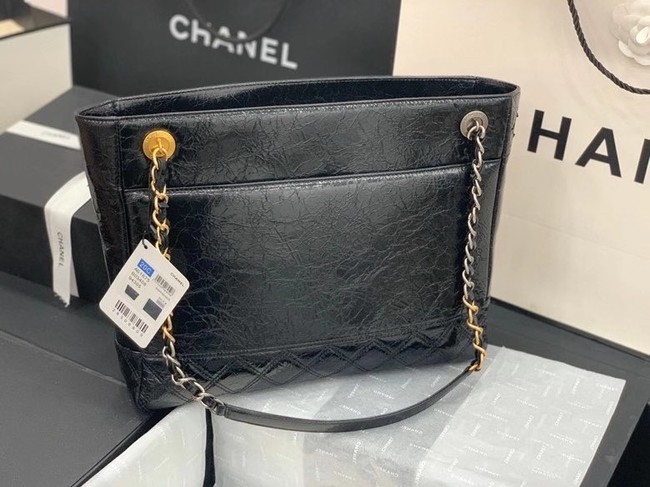 Chanel shopping bag AS1875 black