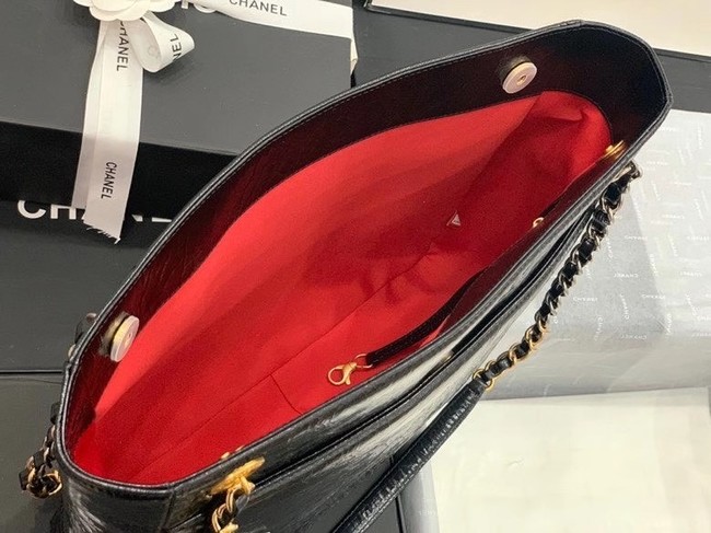 Chanel shopping bag AS1875 black