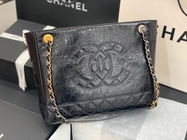 Chanel shopping bag AS1875 black