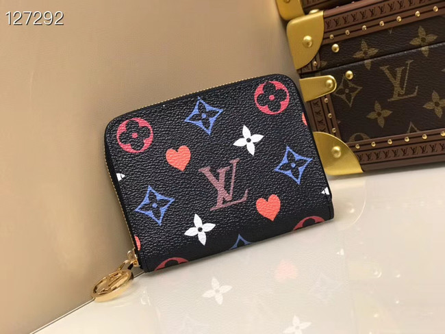 Louis Vuitton GAME ON ZIPPY COIN PURSE M80305 white