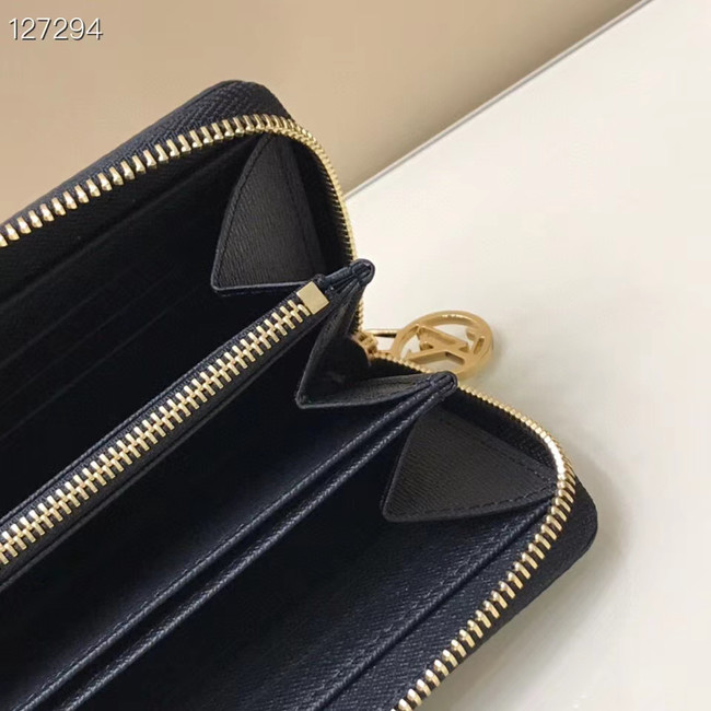 Louis Vuitton GAME ON ZIPPY WALLET M80323 black