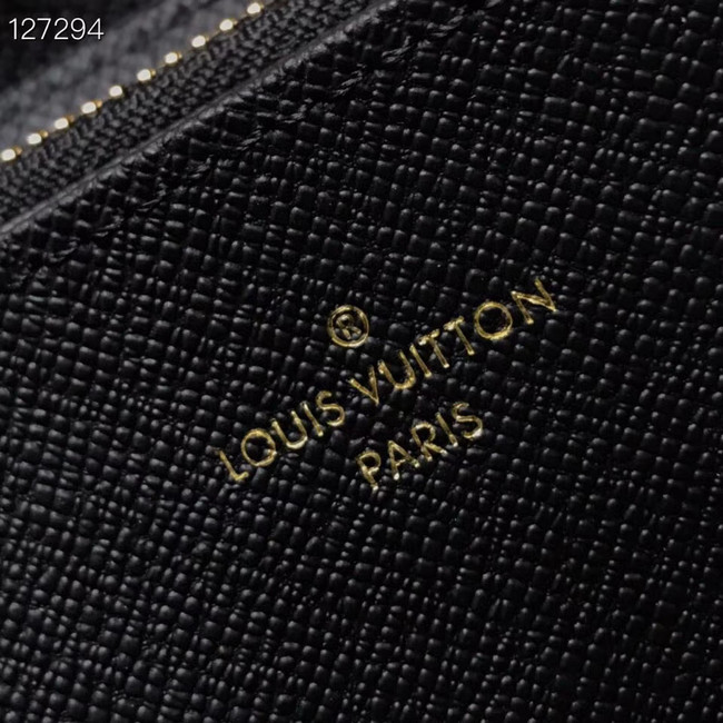 Louis Vuitton GAME ON ZIPPY WALLET M80323 black