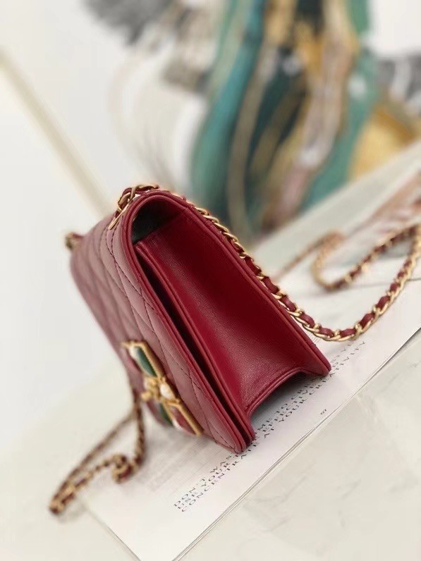 Chanel flap bag AS2259 Burgundy