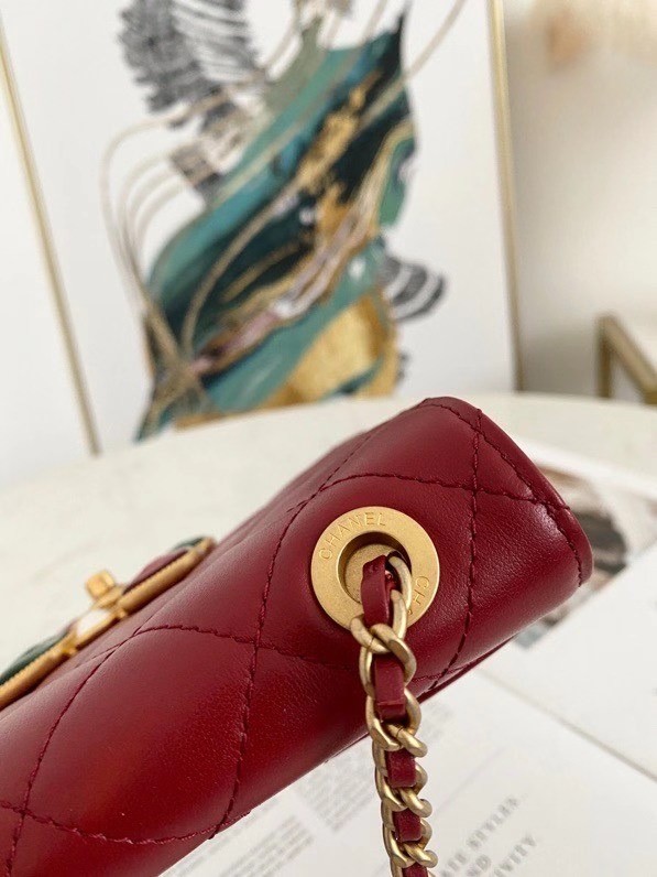 Chanel flap bag AS2259 Burgundy