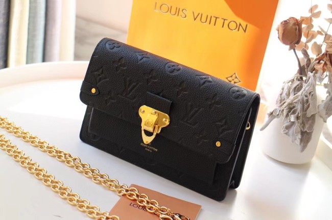 Louis vuitton VAVIN CHAIN WALLET M67841 black