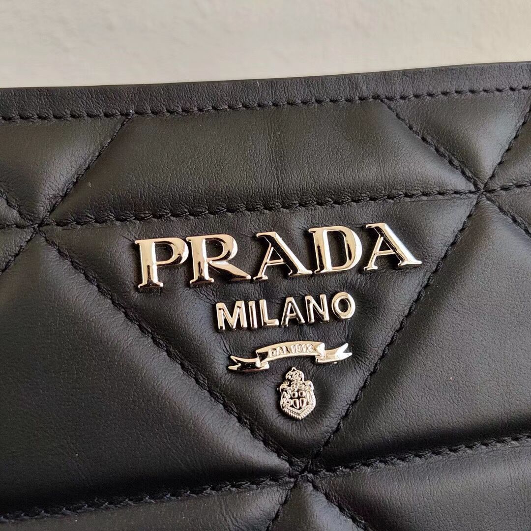 Prada Spectrum small leather bag 1BA311 black