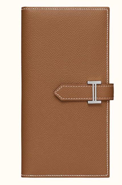 Hermes Wallet Original Leather H513 Brown