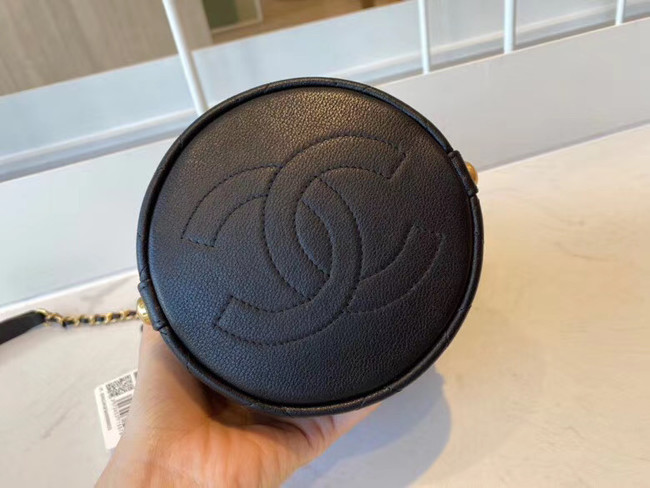 Chanel Drawstring Sheepskin bag AS1478 black