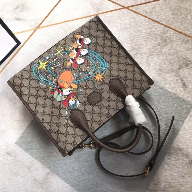 Gucci Disney x Gucci Donald Duck tote bag 648134 brown