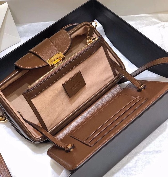 Gucci Horsebit 1955 mini bag 614368 brown