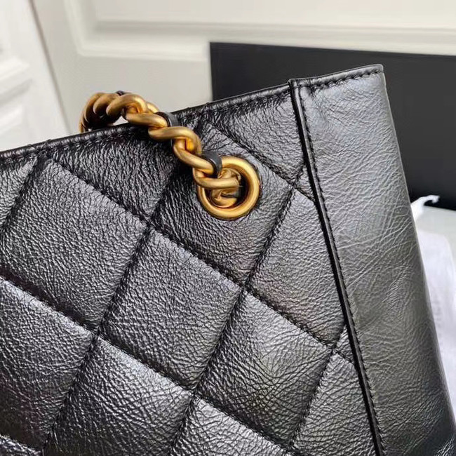 Chanel Original Lather Shopping bag AS2295 black